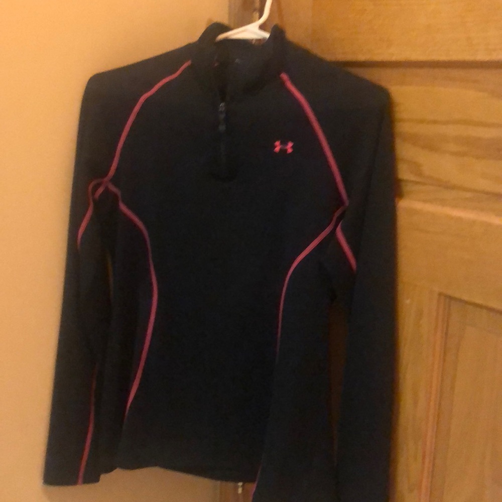 Under armor zip up shirt